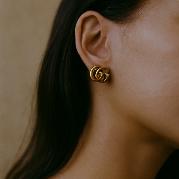 unbranded Jewelry - Designer Inspired Gold tone GG Earrings